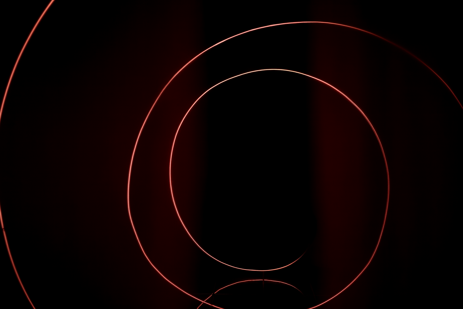 Abstract glowing circular rings background